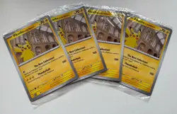 Pokemon Pikachu At The Museum Jumbo Promo Card X4 New & Sealed - Image 1