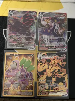 Pokemon TCG Sword & Shield VMAX Holo Lot 4 Cards Corviknight Urshifu Oranguru - Image 1