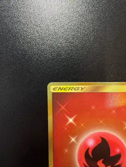 Pokemon Card Fire Energy 167/147 Burning Shadows Gold Secret Rare Energy LP+ - Image 3