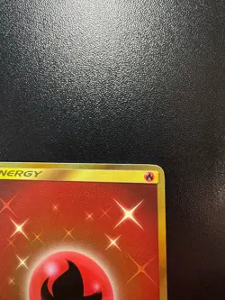 Pokemon Card Fire Energy 167/147 Burning Shadows Gold Secret Rare Energy LP+ - Image 4