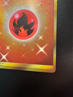 Pokemon Card Fire Energy 167/147 Burning Shadows Gold Secret Rare Energy LP+ - Image 5