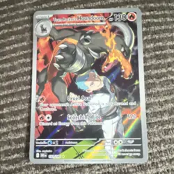 Pokemon Team Rocket's Houndoom Full Art Holo Illustration Rare Card 191/182 - Image 1