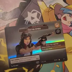 Star Wars Unlimited Doctor Aphra Leader Unit showcase Foil Card Lot SHD-EN FFG - Image 4