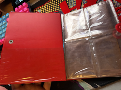 Vintage 1999 Pokemon Pikachu Red Binder TCG Album 30 Page Card Holder - Image 4