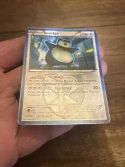 Pokemon TCG Snorlax Regular Rare Plasma Storm 101/135 Card Old School Non Holo - Image 4