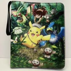 Pikachu Pokemon Trading Card Binder Holder Case Album 50 Sheets 9 Cards/sheet - Image 1
