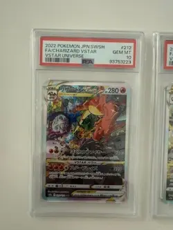 2022 Pokemon Japanese VStar Universe 212 221 Charizard Mewtwo PSA 10 Sequenziali - Image 5