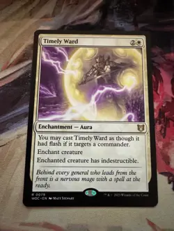 Timely Ward 79 Rare Commander: Wilds of Eldraine Magic: The Gathering Near Mint - Image 1