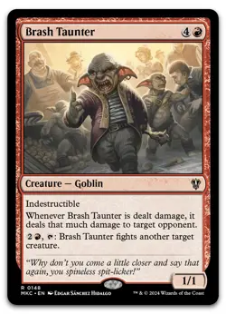 Brash Taunter #148 (NM) Murders Karlov Manor MKC Magic MTG - Image 1