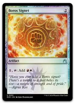 Boros Signet #251 (Foil) (NM) Ravnica Remastered RVR Magic MTG - Image 1