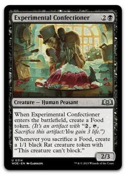 Experimental Confectioner #314 (NM) Wilds of Eldraine WOE Magic MTG - Image 1