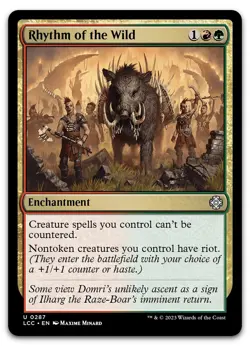 Rhythm of the Wild #287 (NM) Lost Caverns of Ixalan LCC Magic MTG - Image 1