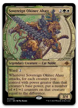 Sovereign Okinec Ahau (Showcase) #309 (NM) Lost Caverns of Ixalan LCI Magic MTG - Image 1