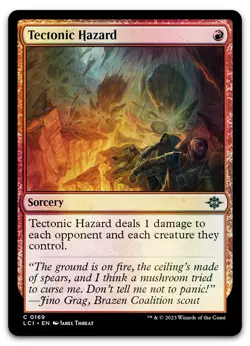 Tectonic Hazard #169 (Foil) (NM) Lost Caverns of Ixalan LCI Magic MTG - Image 1