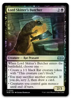 Lord Skitter's Butcher #99 (Foil) (NM) Wilds of Eldraine WOE Magic MTG - Image 1