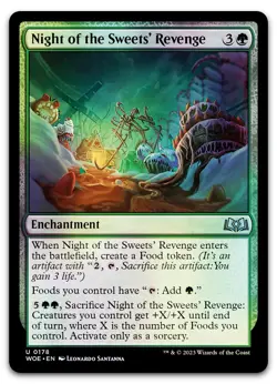 Night of the Sweets' Revenge #178 (Foil) (NM) Wilds of Eldraine WOE Magic MTG - Image 1