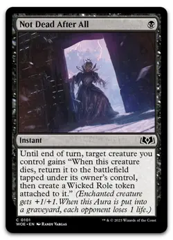 Not Dead After All #101 (NM) Wilds of Eldraine WOE Magic MTG - Image 1