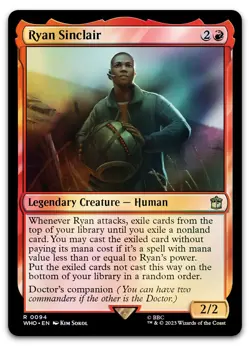 Ryan Sinclair #94 (Foil) (NM) Doctor Who WHO Magic MTG - Image 1