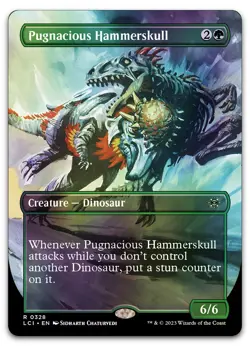 Pugnacious Hammerskull (Borderless) #328 (Foil) NM Lost Caverns of Ixalan - Image 1