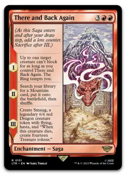 There and Back Again #151 (NM) Lord of the Rings LTR Magic MTG - Image 1