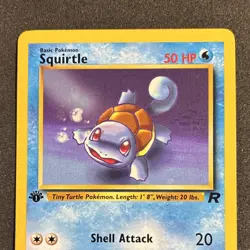 Squirtle 68/82 Team Rocket 1st Edition Common 2000 Pokemon TCG Card English - Image 2