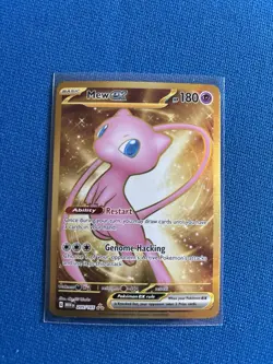 Pokemon Mew EX TCG 205/165 Sv: Scarlet & Violet 151 Holo Hyper Rare NM Condition - Image 1