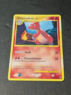 Pokemon TCG Charmeleon 102/100 Stormfront Secret Rare Heavily played - Image 1