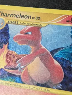 Pokemon TCG Charmeleon 102/100 Stormfront Secret Rare Heavily played - Image 3