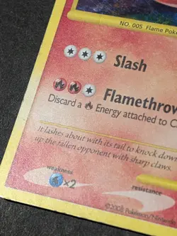 Pokemon TCG Charmeleon 102/100 Stormfront Secret Rare Heavily played - Image 4