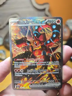 Pokemon TCG Volcanion EX Sv09: Journey Together #182/159 Sir NM+ Condition - Image 1