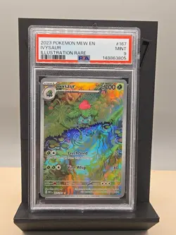Pokemon TCG Ivysaur Scarlet & Violet 151 Illustration Rare #167/165 PSA 9 - Image 1