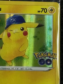 Pokemon Pikachu 028/078 Pokemon GO Stamp Sealed Gamestop - Image 2