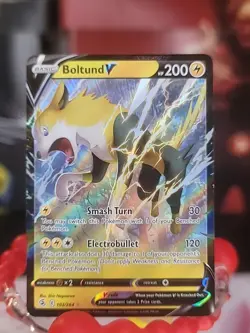 Boltund VMAX Secret & Ultra Rare 267/264 & Boltund V Pokemon Fusion Strike NM - Image 2