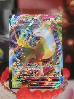 Boltund VMAX Secret & Ultra Rare 267/264 & Boltund V Pokemon Fusion Strike NM - Image 4