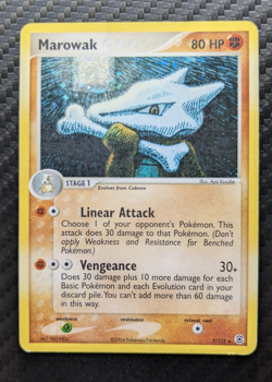 Marowak 7/112 FireRed & LeafGreen Reverse Holo MP Vintage 2004 Pokemon TCG - Image 1