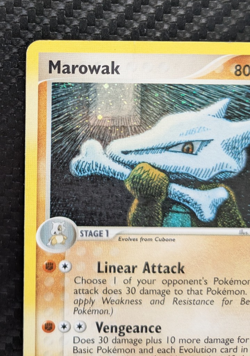 Marowak 7/112 FireRed & LeafGreen Reverse Holo MP Vintage 2004 Pokemon TCG - Image 2