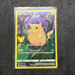 Pikachu 005/025 Celebrations Holo Full Art Ultra Holo Rare Pokemon TCG - Image 1