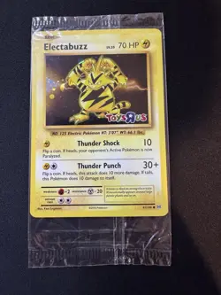 Pokemon - Electabuzz 41/108 Holo Toys R Us Sealed Promo #9 - Image 1