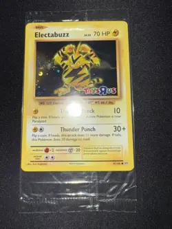 Pokemon - Electabuzz 41/108 Holo Toys R Us Sealed Promo #9 - Image 2