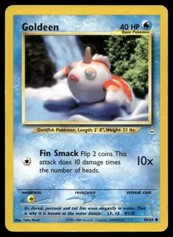 GOLDEEN 45/64 COMMON NEO REVELATION POKEMON - Image 1