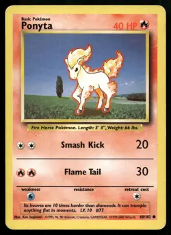 PONYTA 60/102 COMMON BASE SET POKEMON - Image 1