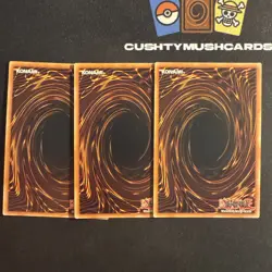 YUGIOH BRANDED OPENING SUPER RARE DAMA-EN054 1ST EDITION X3 - Image 3