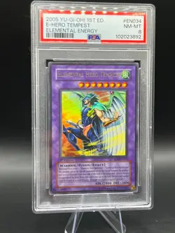 Yugioh TCG Elemental Hero Tempest EEN-EN034 Elemental Energy-1st Edition - Image 1