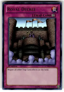 Royal Decree - LCYW-EN182 - Ultra Rare 1st Ed NM - Yugioh - Image 1
