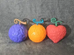 One Piece Devil Fruit Collection Vol 1, 2 & 3 FRUIT ONLY Op Op Gum Gum Mora Mora - Image 1