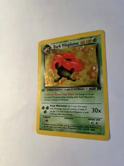 Pokemon TCG Dark Vileplume 1st Edition Holo Rare Team Rocket 13/82 60 HP Card - Image 4