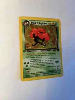 Pokemon TCG Dark Vileplume 1st Edition Holo Rare Team Rocket 13/82 60 HP Card - Image 5