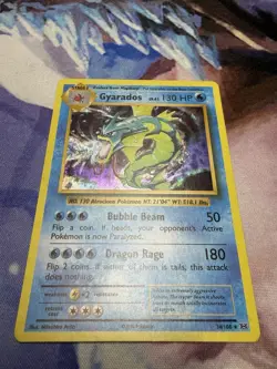 Pokemon Gyarados Holo Rare TCG Card 34/108 Evolutions Authentic - Image 1