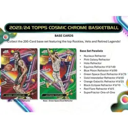 Topps NBA 2023-24 Cosmic Chrome Hobby Trading Card / Case (12 Box) - Image 3