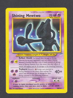 Shining Mewtwo 109/105 Neo Destiny Rare Holo Pokemon Card WOTC 2002 - Excellent - Image 1